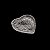 PETISQUEIRA DE CRISTAL HEART 18,7x3,3cm - Imagem 3