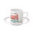 CJ 6 XÍCARAS P/CAFÉ C/PIRES DE PORCELANA BOM DIA 90ml - Imagem 3