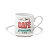 CJ 6 XÍCARAS P/CAFÉ C/PIRES DE PORCELANA BOM DIA 90ml - Imagem 1