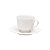 CJ 6 XÍCARAS P/CAFÉ DE PORCELANA SUPER WHITE GENEBRA 90ml - Imagem 2