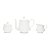 BULE DE PORCELENA SUPER WHITE GENEBRA 900ml - Imagem 3