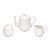 BULE DE PORCELENA SUPER WHITE GENEBRA 900ml - Imagem 1