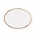SOUSPLAT MELAMINA BAMBU BRANCO 33cm - Imagem 1