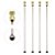 CJ 4 MISTURADORES DRINK PINEAPPLE ACO INOX 10,2X2,2X22,2CM - Imagem 1