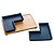 CJ 2 PETISQUEIRAS PORCELANA C/BANDEJA BAMBU AZUL 23x15x5cm - Imagem 2