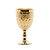 CJ 6 TAÇAS VIDRO P/ÁGUA BRAND DOURADO METALIZADO 345ml - Imagem 2