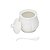 AÇUCAREIRO C/COLHER  PORCELANA SUPER WHITE GENEBRA 10,5x11,5 - Imagem 3