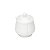 AÇUCAREIRO C/COLHER  PORCELANA SUPER WHITE GENEBRA 10,5x11,5 - Imagem 2