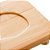 CJ 3 PETISQUEIRAS PORCELANA BANDEJA BAMBU BRANCO 32x9x5cm - Imagem 4