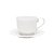 CJ 6 XÍCARAS P/CHÁ DE PORCELANA SUPER WHITE GENEBRA 200ml - Imagem 1