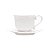 CJ 6 XÍCARAS P/CHÁ DE PORCELANA SUPER WHITE GENEBRA 200ml - Imagem 3