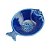 CJ 4 PRATOS CERÂMICA PEIXE OCEAN AZUL 14x11cm - Imagem 3