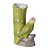ENFEITE PASSARO BAMBU VASO RESINA 10X8X13CM COR VERDE - Imagem 1