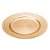 CJ 6 SOUSPLATS DE PLÁSTICO DOURADO 33cm - Imagem 1