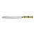 FACA P/PÃO AÇO INOX CABO PLÁSTICO BAMBU NATURAL LUXO 31 - Imagem 3