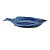 TRAVESSA CERÂMICA PEIXE OCEAN AZUL 37x20cm - Imagem 3