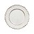 SOUSPLAT PATINADO DE PLÁSTICO MOON BRANCO 25cm - Imagem 1