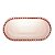TRAVESSA CRISTAL OVAL PEARL ROSA 24x12x2cm - Imagem 2