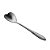 CJ 4 COLHERES AÇO INOX P/CHÁ HEART PRETO - Imagem 1