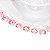 XÍCARA P/CHÁ C/PIRES DE CRISTAL CORAÇÃO BORDA ROSA 170ml - Imagem 1