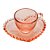 CJ 4 XÍCARAS CAFÉ CRISTAL C/PIRES CORAÇÃO PEARL ROSA 85ml - Imagem 2
