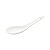 CJ 6 COLHERES P/FINGER FOOD DE PORCELANA BRANCA 12x13x4,5cm - Imagem 2
