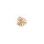 CJ 4 ANÉIS P/GUARDANAPO DE ZAMAC LEAF DOURADO 5,5x4,5x4cm - Imagem 2