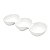 PETISQUEIRA C/3 DIVISÓRIAS DE PORCELANA MADRI BRANCA 30x12x4 - Imagem 1