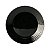 PRATO P/SOBREMESA DE VIDRO TEMPERADO HARENA BLACK 19cm - Imagem 1