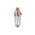 COQUETELEIRA DE VIDRO C/TAMPA DE AÇO INOX ROSÉ COIMBRA 420ml - Imagem 2