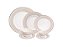 APARELHO DE JANTAR 42PC DE PORCELANA NEW BONE PARIS MAIL BOX - Imagem 1