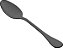 CJ 12 COLHERES DE AÇO INOX P/SOBREMESA PVD BLACK AVALON - Imagem 1