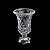 VASO C/PÉ DE VIDRO DIAMOND 15x24cm - Imagem 1