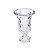 VASO C/PÉ DE VIDRO DIAMOND 15x24cm - Imagem 2