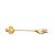 CJ 4 GARFOS AÇO INOX P/BOLO KEY DOURADO - Imagem 3