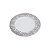 SOUSPLAT PATINADO DE PLÁSTICO FOREST CINZA 33cm - Imagem 2