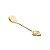 CJ 4 COLHERES AÇO INOX P/CHÁ KEY DOURADO - Imagem 1