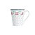 CANECA PORCELANA NEW BONE AMÉLIA SLIM 340ml CAIXA  PRESENTE - Imagem 1