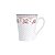 CANECA  PORCELANA NEW BONE ROSE SLIM 340ml C/CAIXA  PRESENTE - Imagem 1