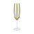 CJ 6 TAÇAS CHAMPAGNE CRISTAL ECOLÓGIC SYLVIA AMBAR 220ml - Imagem 1
