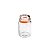 POTE HERMÉTICO DE VIDRO TRANSPARENTE E SILICONE 750ml - Imagem 3