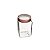 POTE VIDRO TRANSPARENTE C/TAMPA DE ACRÍLICO GOLD ROSÉ 1,7l - Imagem 2