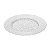 SOUSPLAT DE VIDRO GLAMOUR 33cm - Imagem 1