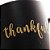 CANECA CERÂMICA THANKFUL PRETO MATT/AZUL 340ml - Imagem 4