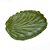 PRATO DECORATIVO DE CERÂMICA BANANA LEAF VERDE 19x16x3,5cm - Imagem 1