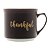 CANECA CERÂMICA THANKFUL PRETO MATT/AZUL 660ml - Imagem 3