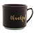 CANECA CERÂMICA THANKFUL PRETO MATT/AZUL 660ml - Imagem 1
