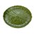 PRATO DECORATIVO DE CERÂMICA BANANA LEAF VERDE 24,5x24,5x3cm - Imagem 2