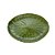 PRATO DECORATIVO DE CERÂMICA BANANA LEAF VERDE 24,5x24,5x3cm - Imagem 1