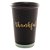COPO CERÂMICA THANKFUL PRETO MATT/AZUL 400ml - Imagem 1